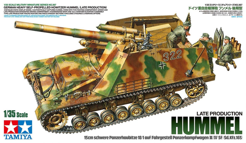 TAM35367 - 1/35 Tamiya German SdKfz 165 Hummel Late Heavy Self-Propelled Howitzer