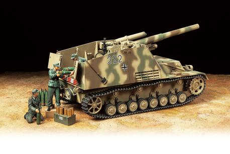 TAM35367 - 1/35 Tamiya German SdKfz 165 Hummel Late Heavy Self-Propelled Howitzer