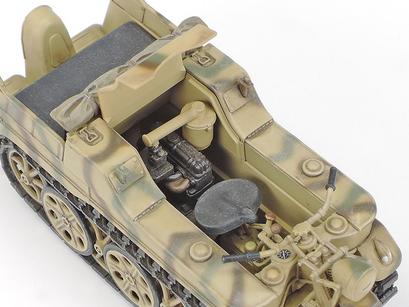 TAM35377 - 1/35 Tamiya German SdKfz 2 Mid Production Kettenkraftrad w/Trailer & 3 Soldiers