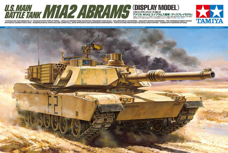 TAM36212 - 1/16 Tamiya US M1A2 Abrams Tank