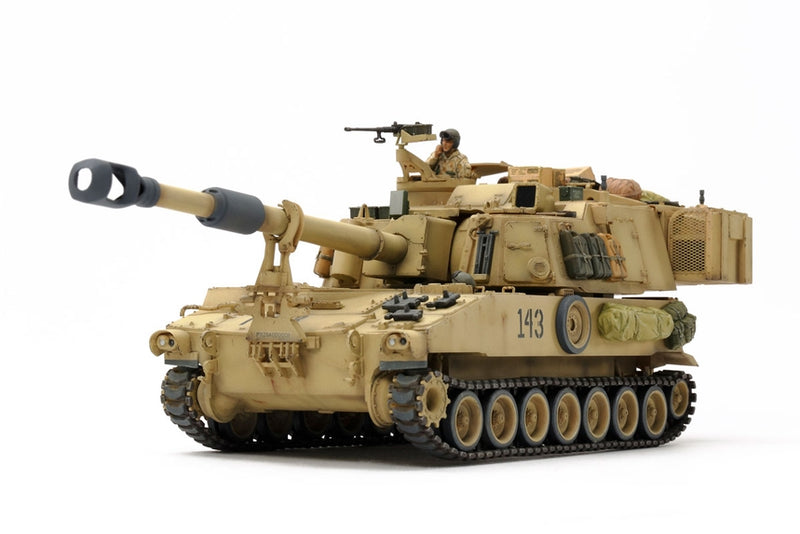 TAM37026 - 1/35 Tamiya US M109A6 Paladin Tank w/Self-Propelled Howitzer Gun Iraq War