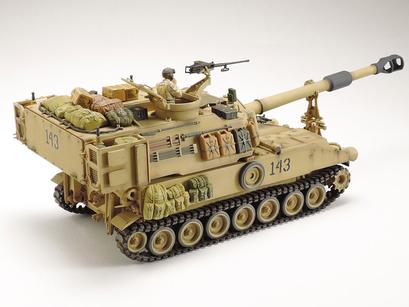 TAM37026 - 1/35 Tamiya US M109A6 Paladin Tank w/Self-Propelled Howitzer Gun Iraq War