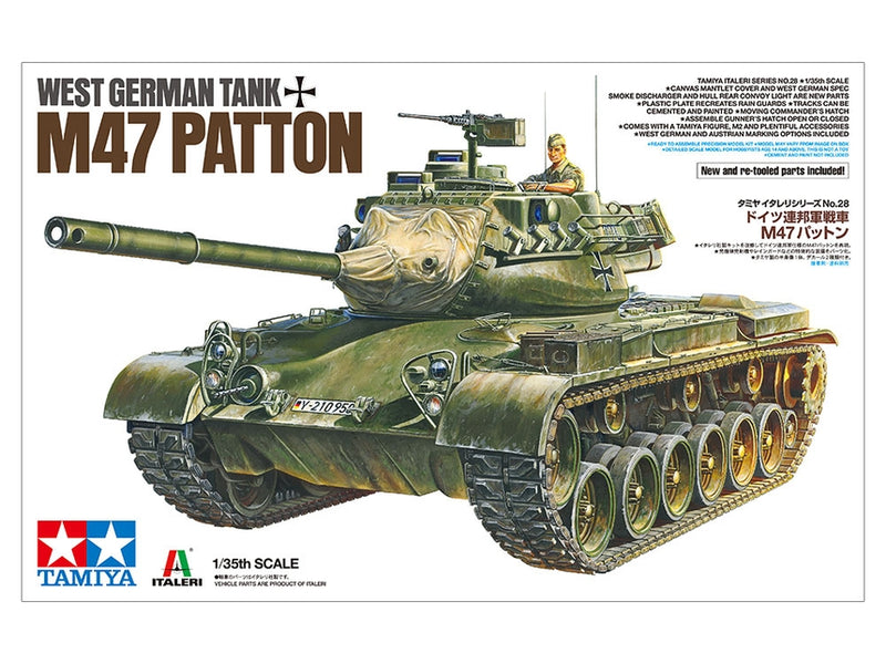 TAM37028 - 1/35 Tamiya West German M47 Patton Tank