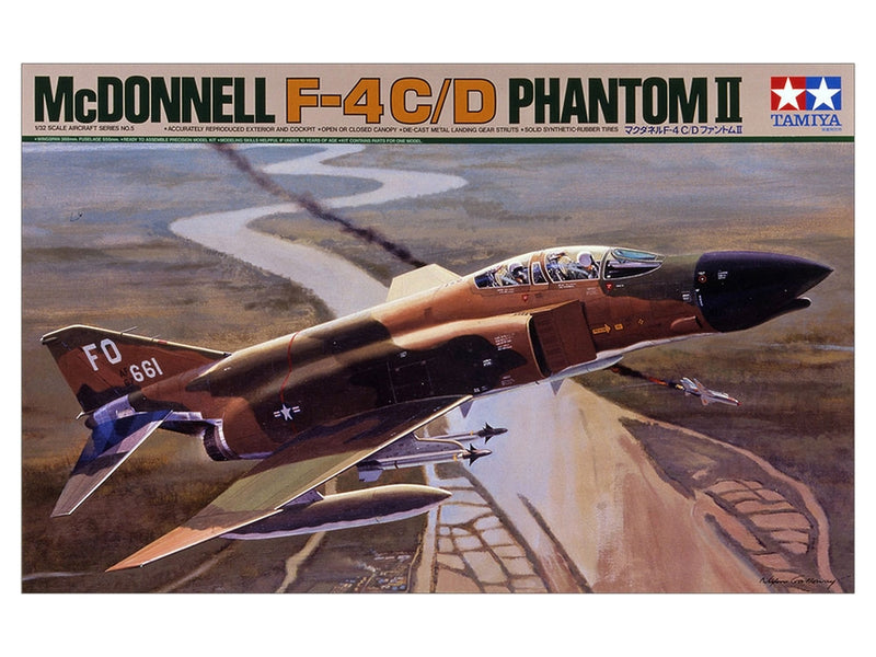 TAM60305 - 1/32 Tamiya F4C/D Phantom II Aircraft