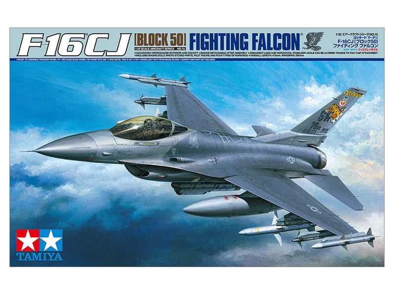 TAM60315 - 1/32 Tamiya F16CJ Block 50 Fighting Falcon Aircraft