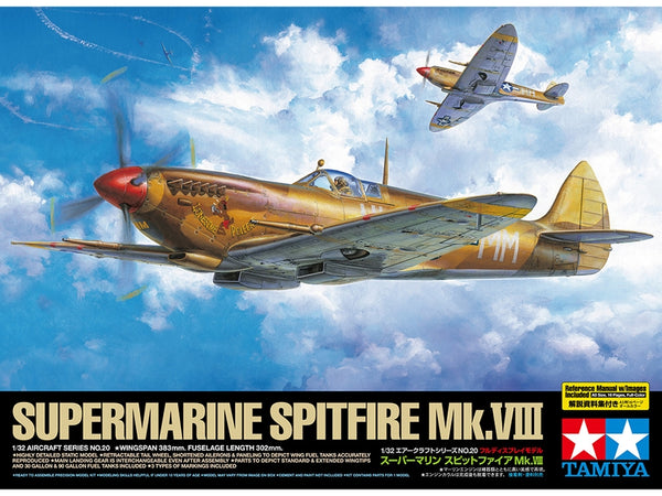 TAM60320 - 1/32 Tamiya Supermarine Spitfire Mk VIII Aircraft