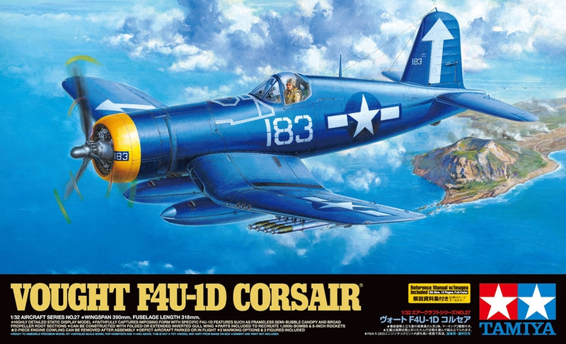 TAM60327 - 1/32 Tamiya F4U1D Corsair Fighter