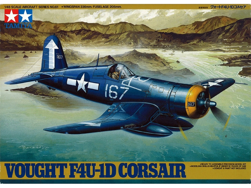 TAM61061 - 1/48 Tamiya F4U1D Corsair Aircraft