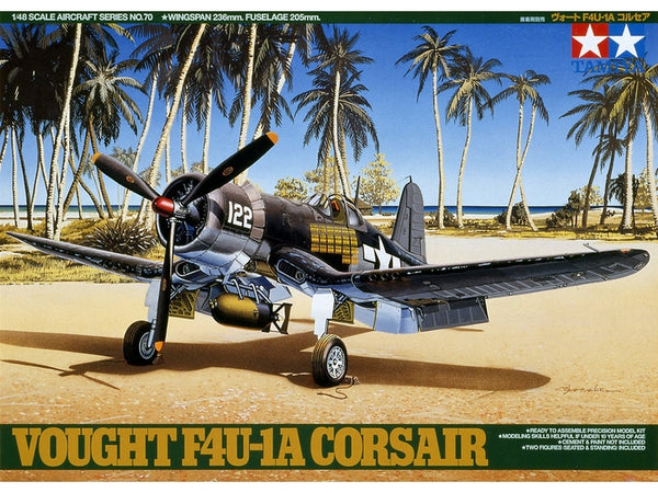 TAM61070 - 1/48 Tamiya F4U1A Corsair Aircraft