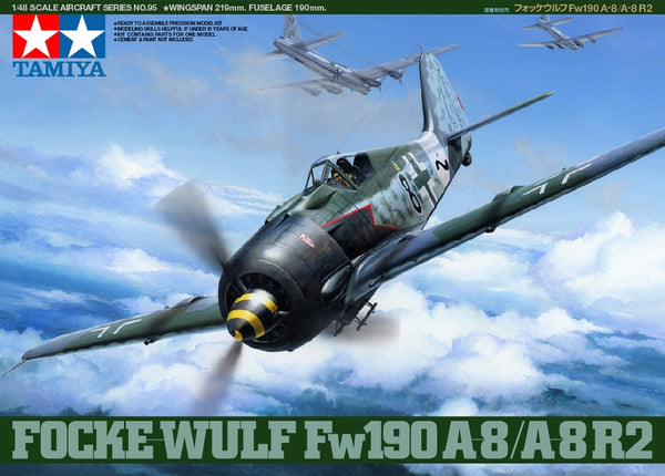 TAM61095 - 1/48 Tamiya Fw190A8/A8R2 Fighter