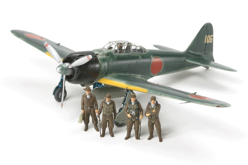 TAM61108 - 1/48 Tamiya Mitsubishi A6M3/3a (Zeke) Zero Fighter