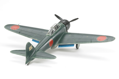 TAM61108 - 1/48 Tamiya Mitsubishi A6M3/3a (Zeke) Zero Fighter