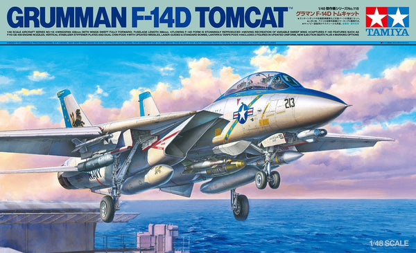 TAM61118 - 1/48 Tamiya F14D Tomcat Fighter