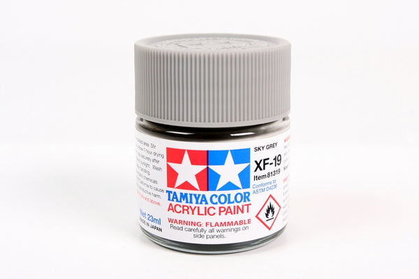 Tamiya America, Inc Acrylic XF19 Flat, Sky Grey, TAM81319