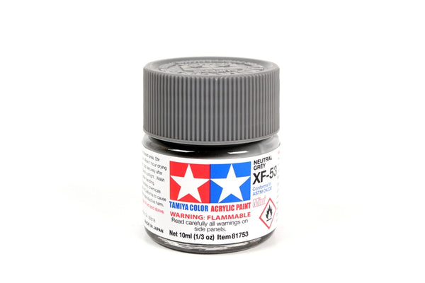 Tamiya Mini Acrylic Paint XF-53 Neutral Grey 10ml