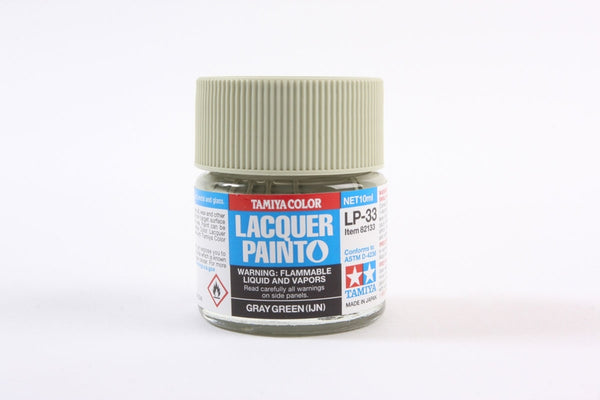 TAM82133 Tamiya Lacquer Paint LP-33 Gray Green (IJN) 10ml (1/3 fl oz)