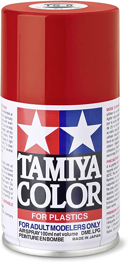 TS-8 Italian Red, 100ml Spray Lacquer Paint