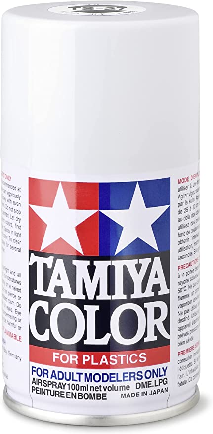 TS-27 Matte White, 100ml Spray Lacquer Paint