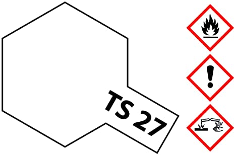 TS-27 Matte White, 100ml Spray Lacquer Paint