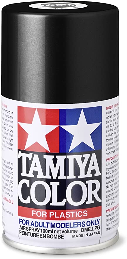 TS-40 Metallic Black, 100ml Spray Lacquer Paint