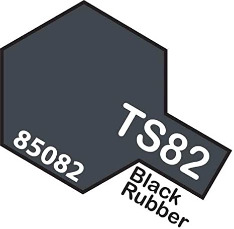 TS-82 Black Rubber, 100ml Spray Lacquer Paint