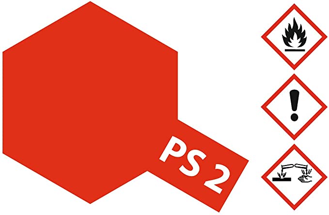 PS-2 Red Spray Paint, 100ml Spray Can