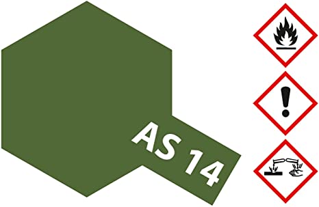 AS-14 Spray Olive Green (USAF), 100ml Spray Paint