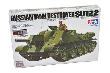 1/35 Tamiya Russian Tank Destroyer SU-122 Plastic Model