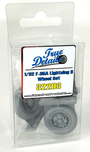 1/32 True Details F-35A Lightning II Resin Wheels Set