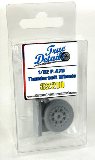 1/32 True Details P-47D Thunderbolt Resin Wheels Set