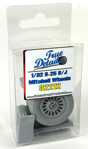 1/32 True Details B-25 B/J Mitchell Resin Wheels Set