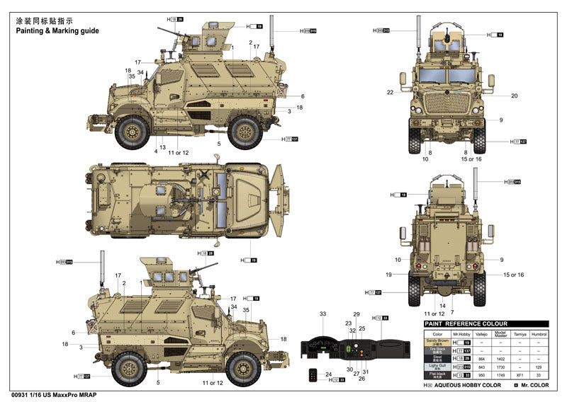 Trumpeter US MaxxPro MRAP Model Kit