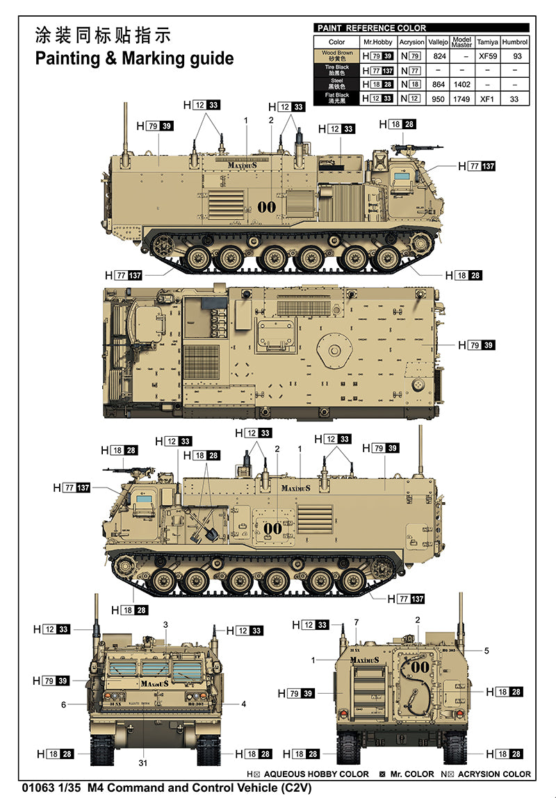 M4 COMMAND & CONTROL VEHICLE (C2V) 1/35