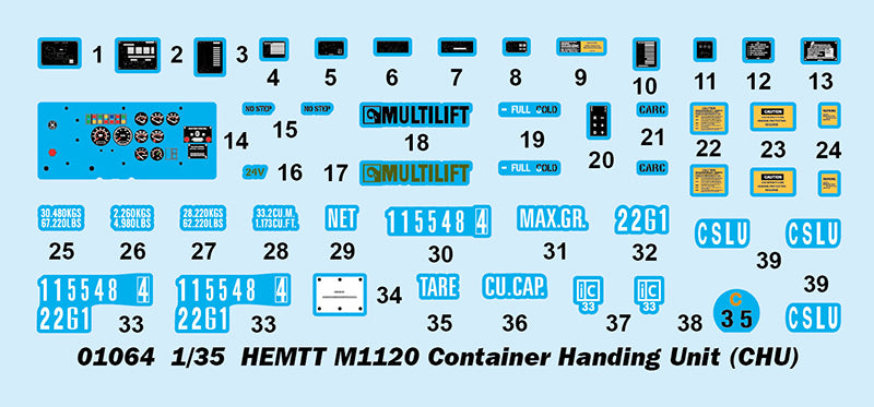 HEMTT M1120 CONTAINER HANDLING UNIT 1/35