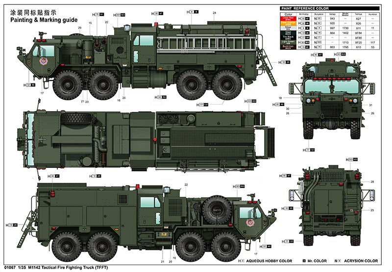 M1142 TACTICAL FIRE FIGHTING TRUCK 1/35