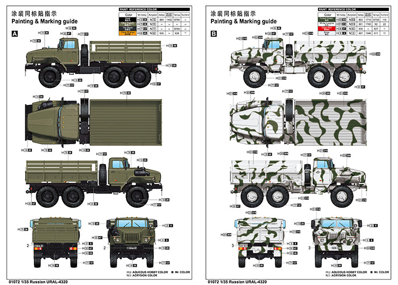 RUSSIAN URAL-4320 1/35