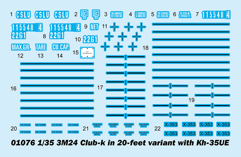 3M24 CLUB-K IN 20FT VAR W/KH-35UE