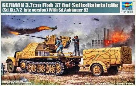 3.7CM FLAK 37 AUF SD.KFZ.7/2 LATE