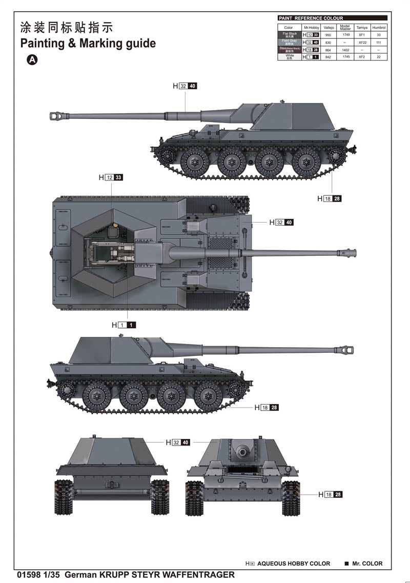 GERMAN KRUPP STEYR WAFFENTRAGER 1/35