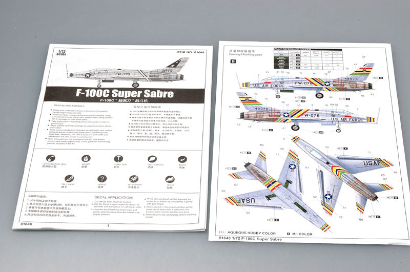 F-100C SUPER SABRE 1/72