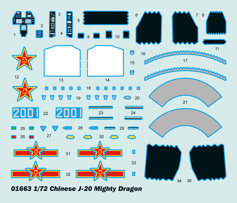 J-20 MIGHTY DRAGON 1/72