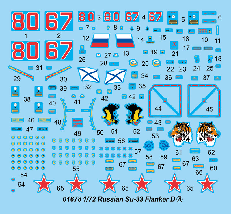 SU-33 FLANKER D 1/72