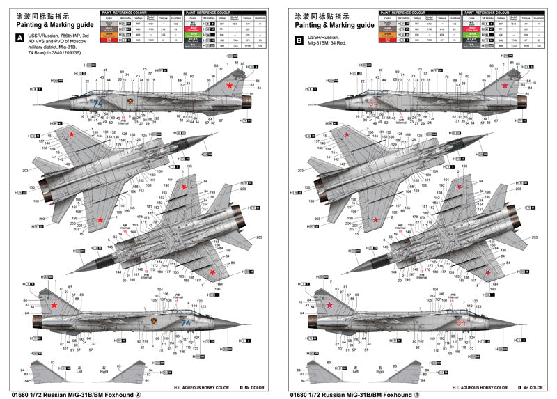 MIG-31B/BM FOXHOUND 1/72