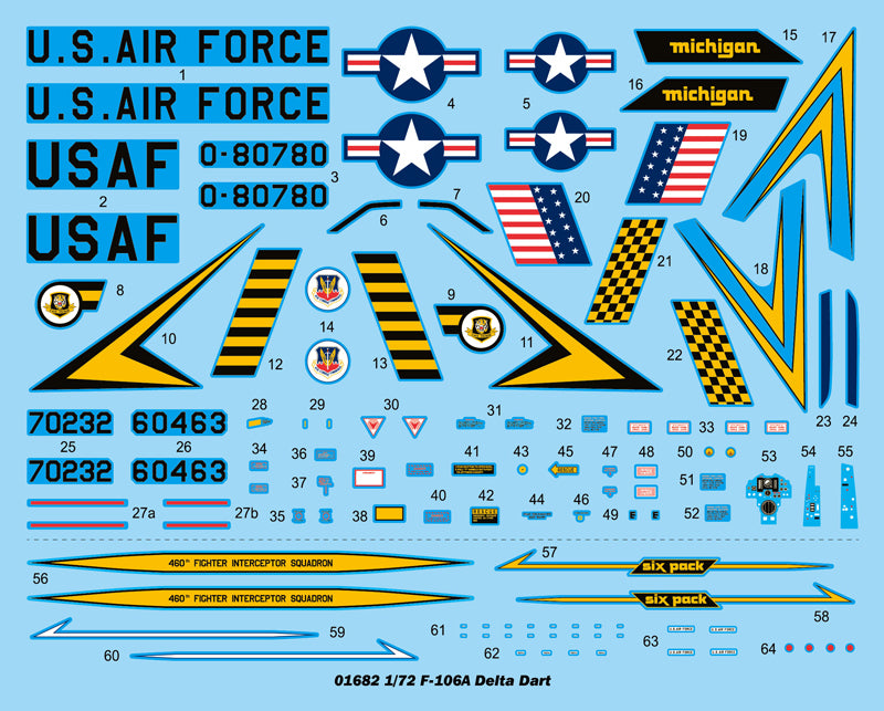 Trumpeter 01682 Model Kit US F 106 A Delta Dart