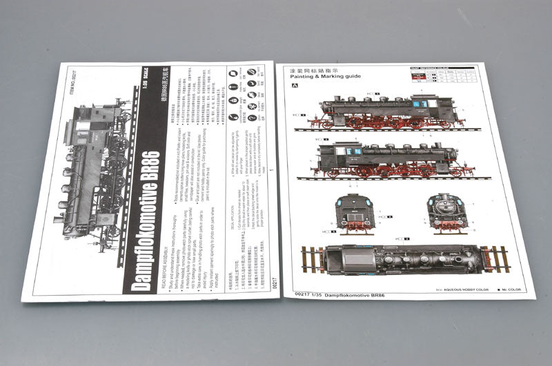 DAMPFLOKOMOTIVE BR86 1/35