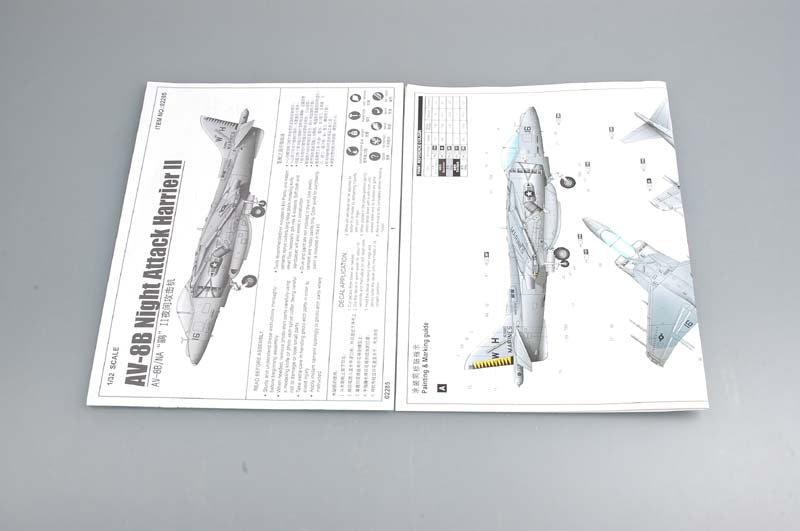 Trumpeter 1/32 AV8B Harrier II Night Attack Aircraft Model Kit