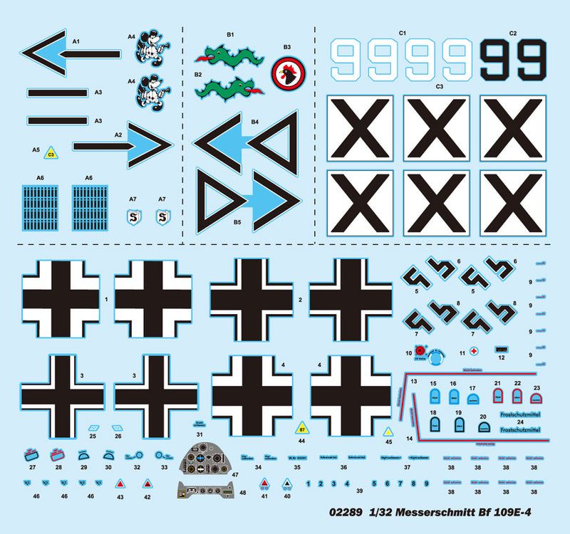 ME BF 109E-4 1/32