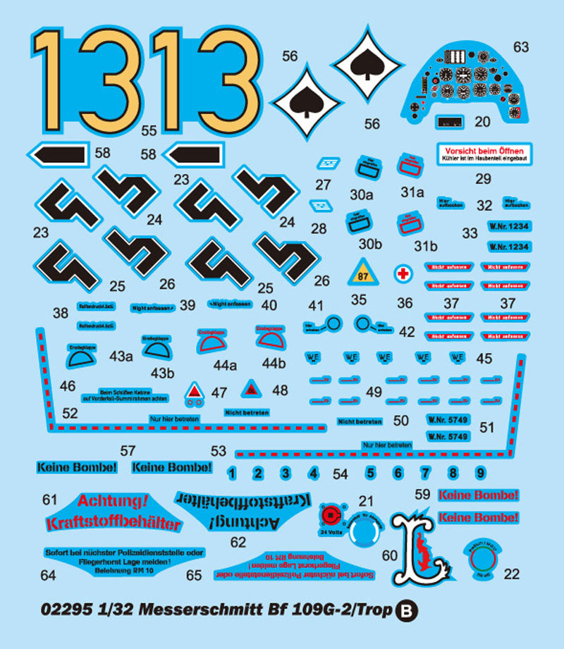 ME BF 109G-2/TROP 1/32