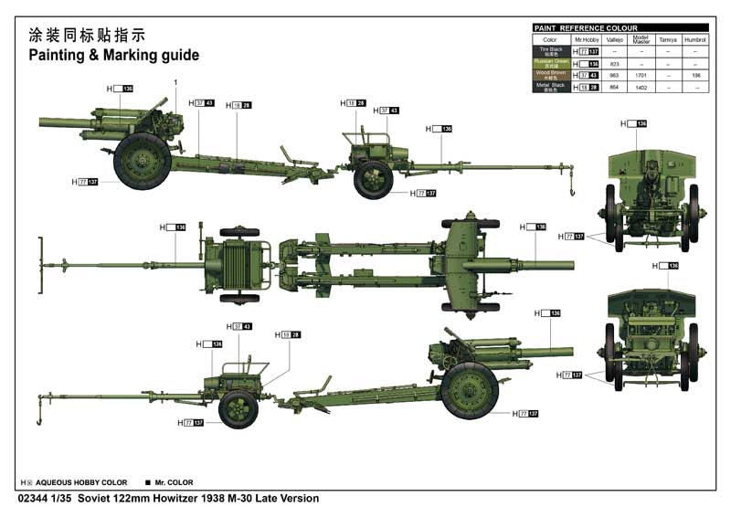 122MM HOWITZER 1938 M-30 LATE