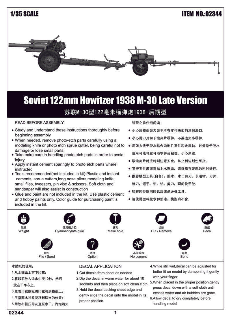 122MM HOWITZER 1938 M-30 LATE